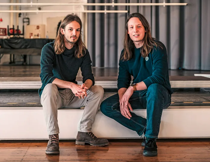 Maik and Pirmin Styrnol, owners of punchline studio in Lahr, Germany